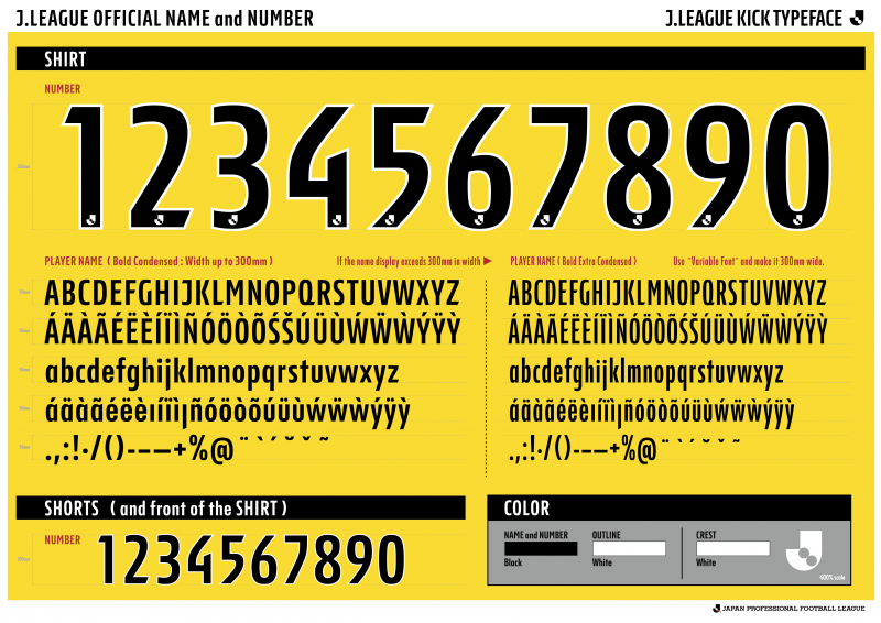 Jリーグがユニフォーム要項で定める背番号 選手番号 の表示方法 Stadio